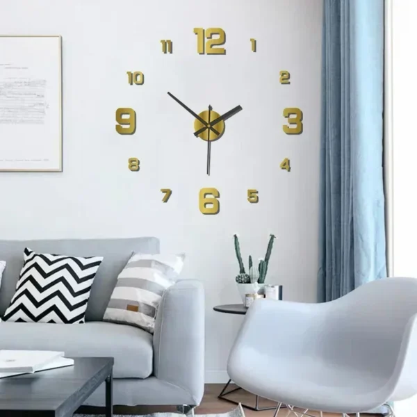 Contemporary DIY Wall Clock for Stylish Home Décor Enthusiasts. 3