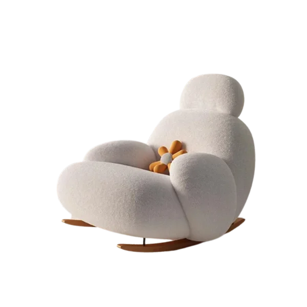 Modern Fluffy Living Room Chair: Comfortable and Stylish Lounge Recliner for Home Furniture 6