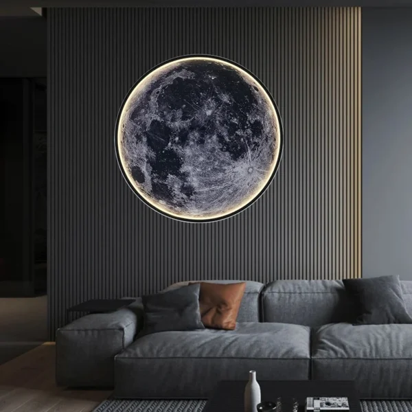 3D Earth Mural Wall Lamp, Complete with Remote Control - Perfect for Ceiling Illumination in the Living Room - Featuring Lifelike LED Lighting 5