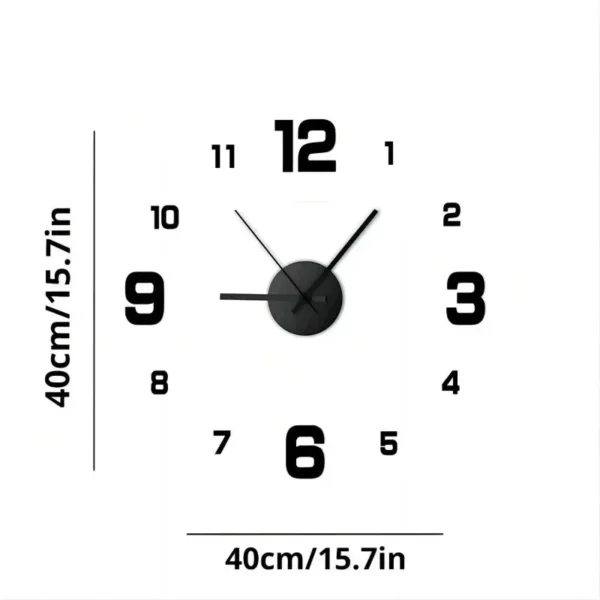 Contemporary DIY Wall Clock for Stylish Home Décor Enthusiasts. 5